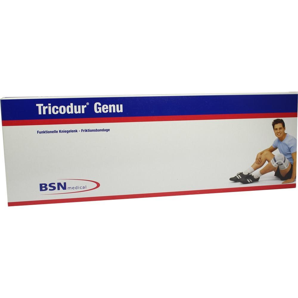 Verpackung einer Kniebandage mit einer sitzenden Person auf der rechten Seite.